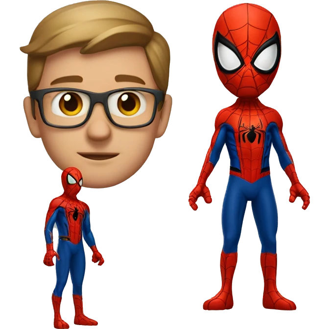 jan paweł 2 jako spider man emoji