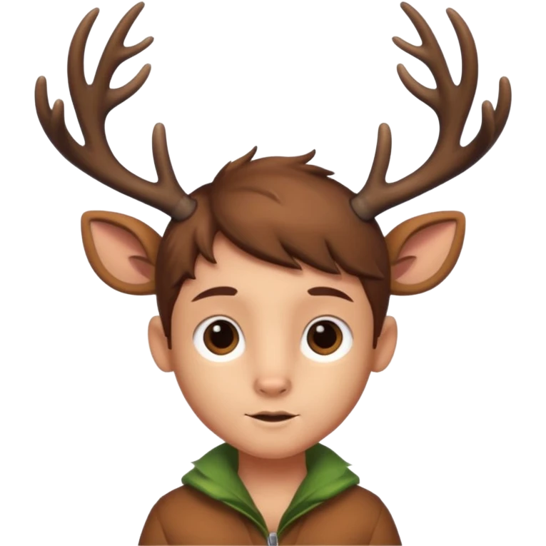 Boy deer emoji