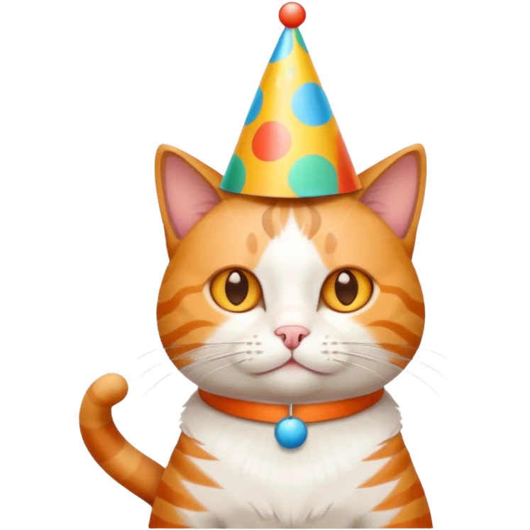 Birthday cat emoji