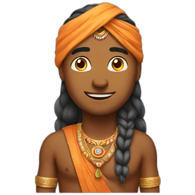 indian saying hi emoji