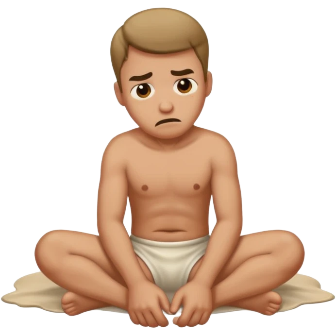 man pooping on floor emoji