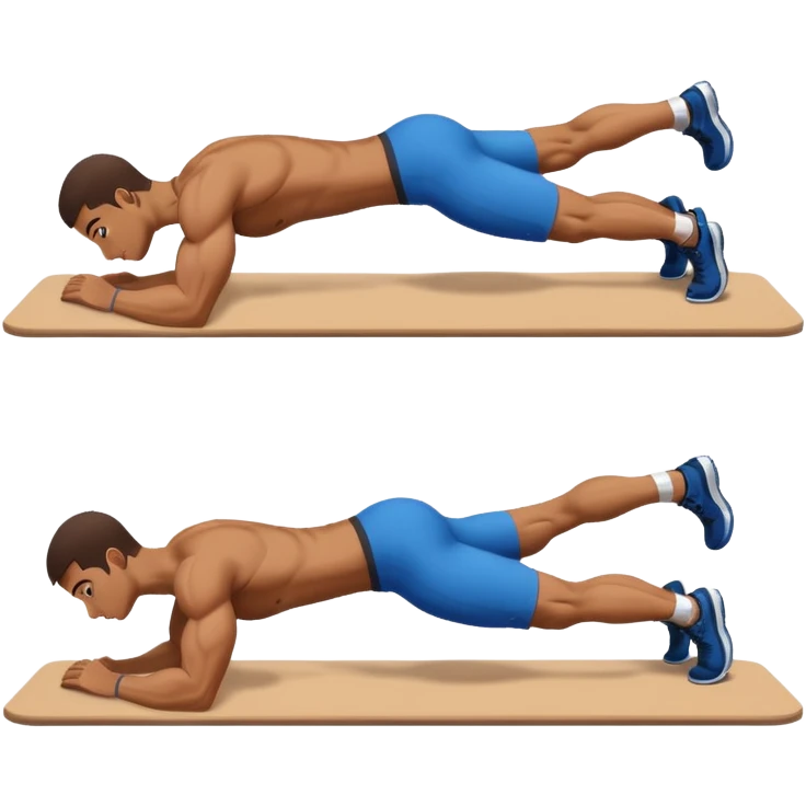 A person who make a planche in calisthenics emoji