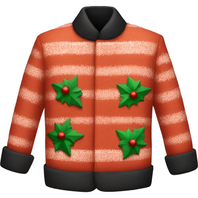 Christmas jacket emoji