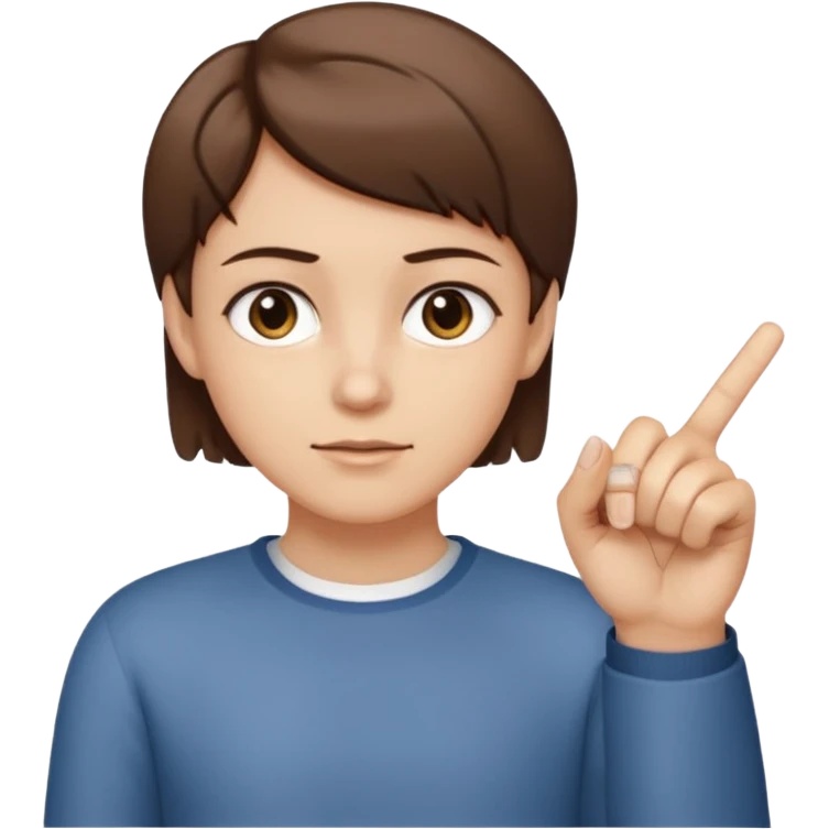 Index Pointing at the Viewer emoji