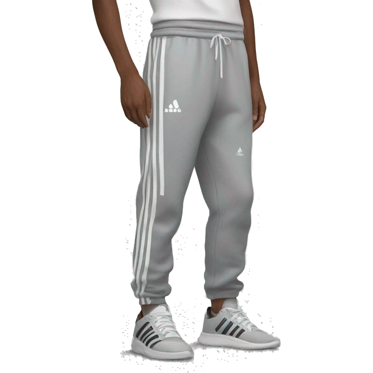 adidas sweat pants emoji