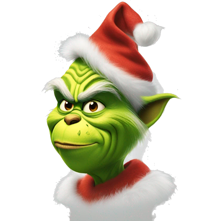 The grinch emoji