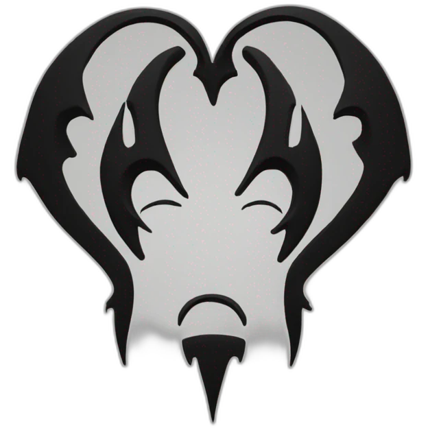 Logo black metal con la palabra MADTMETAL emoji