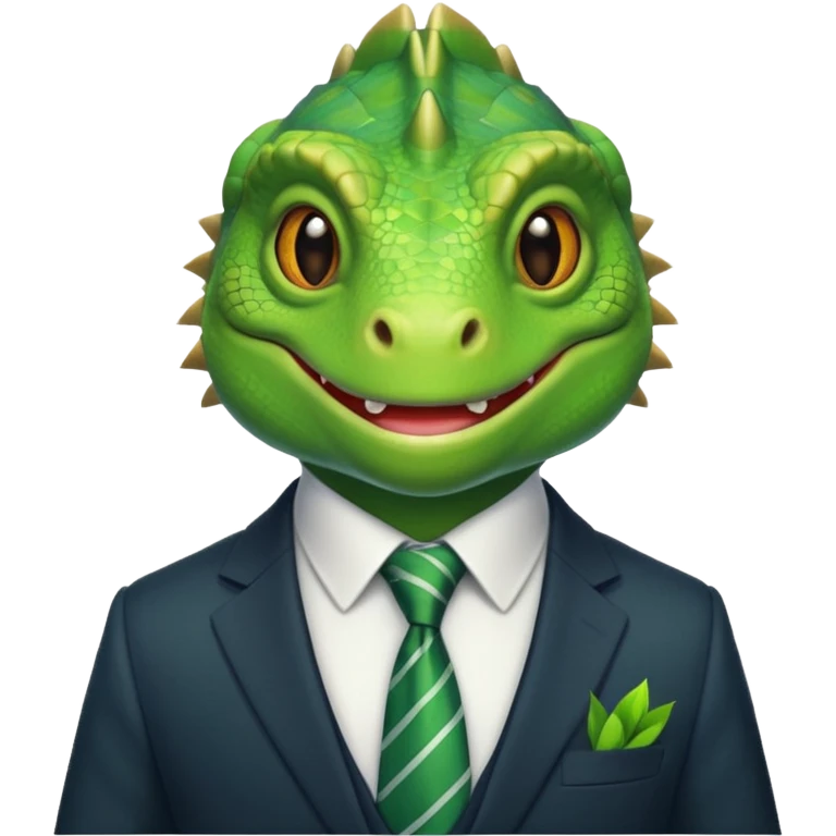 capitalist iguana emoji