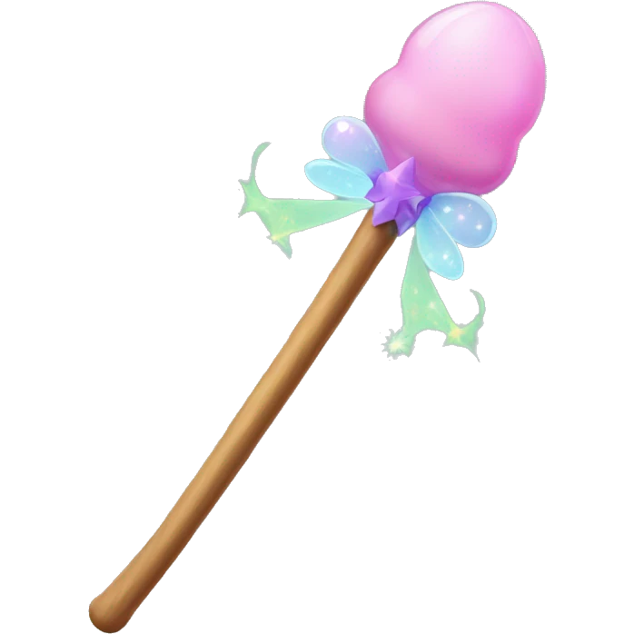 Fairy magic stick  emoji