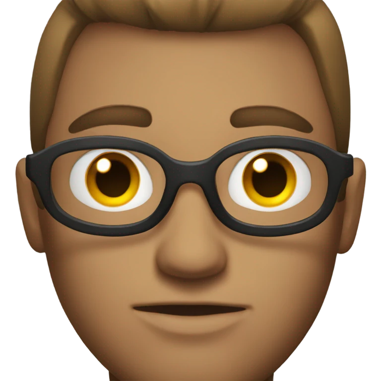 cool guy with huge pupils emoji
