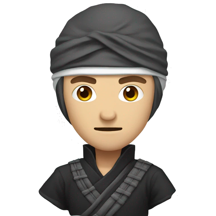 White ninja emoji
