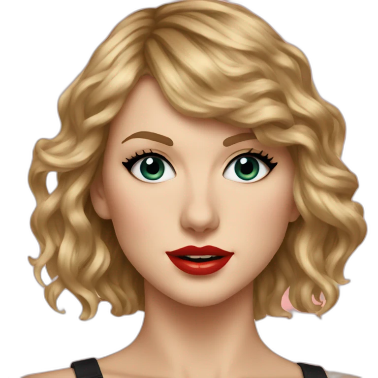 Taylor swift portrait emoji
