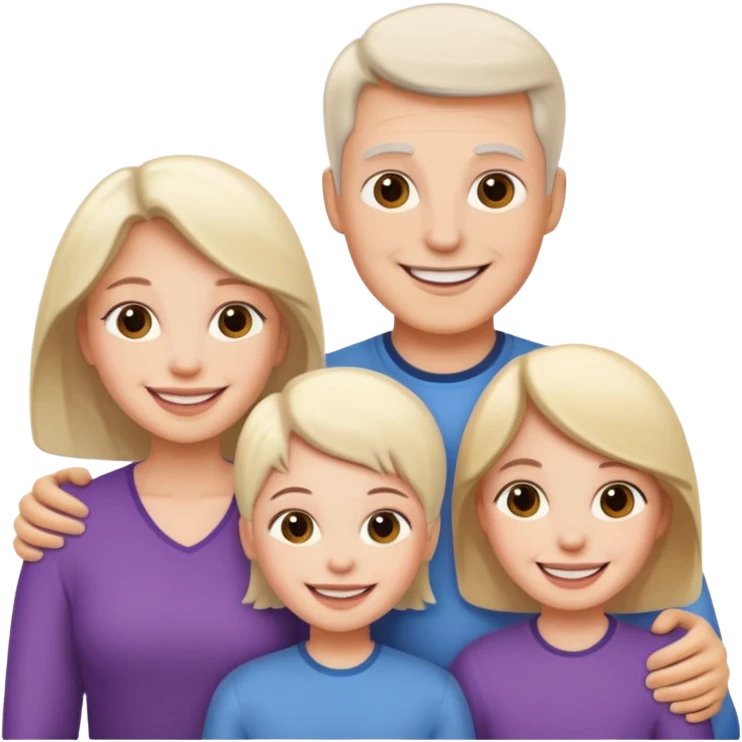 family aill white emoji