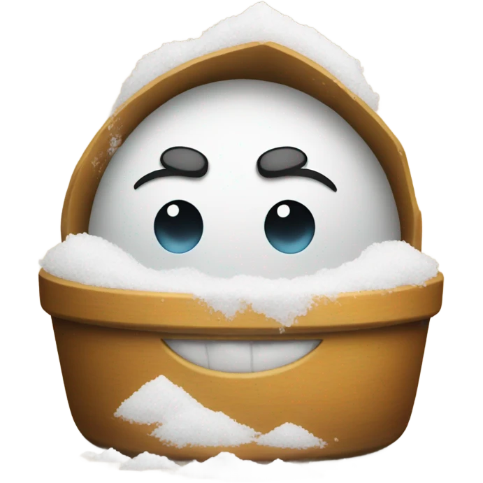 Smile emoji with big pile of salt  emoji