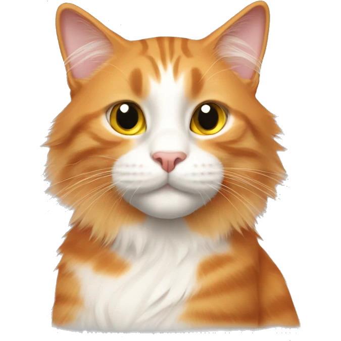 mainecoone orange cat emoji