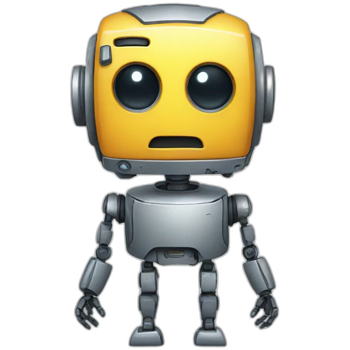 broken robot emoji