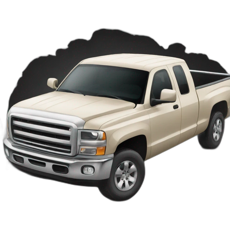 oversized pickup truck emoji