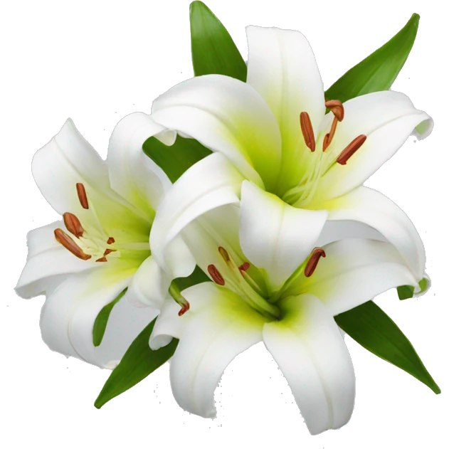 lillies flowers emoji