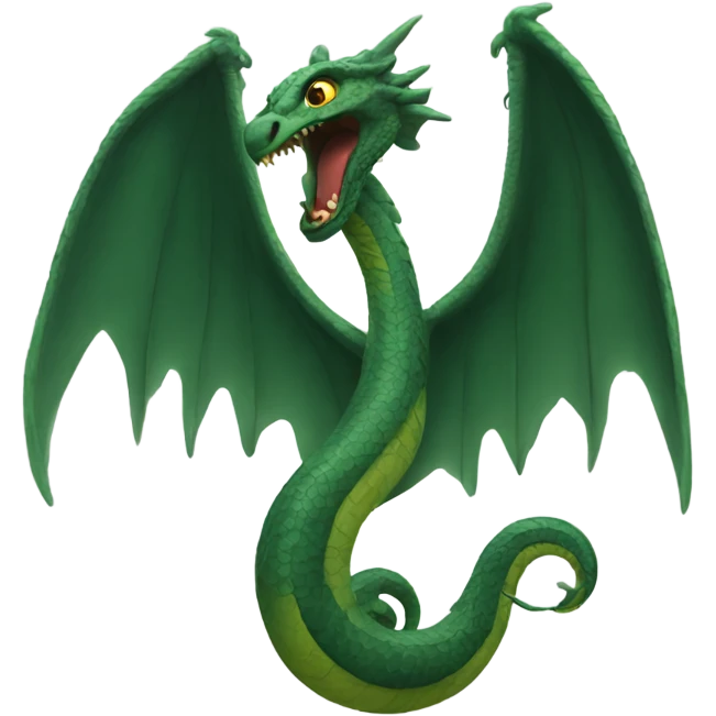 Winged serpent  emoji
