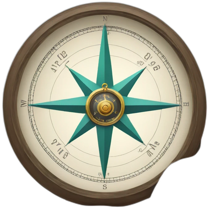 compass in hand emoji
