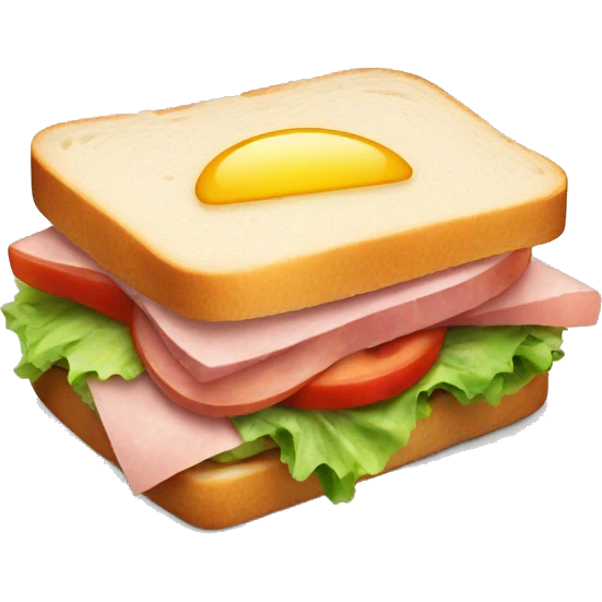Sandwich with cocktail  emoji