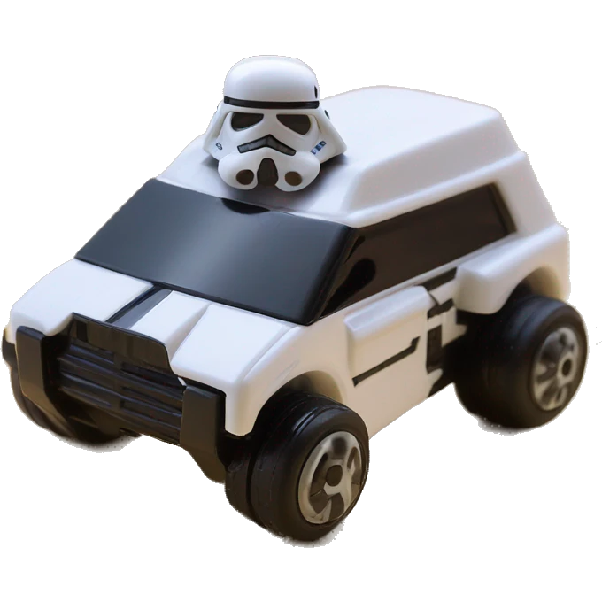 Hot Wheels Star Wars Character Cars 1st Order Executioner 2017 car emoji