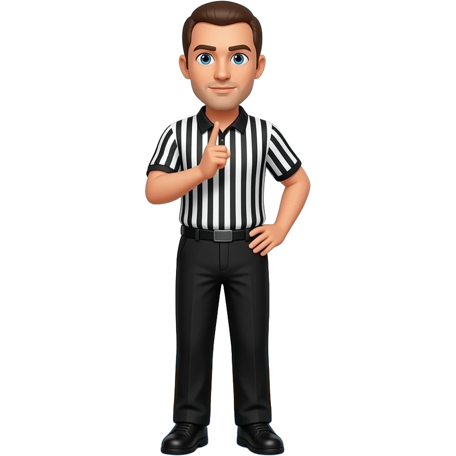 Referees with Call timeout emoji