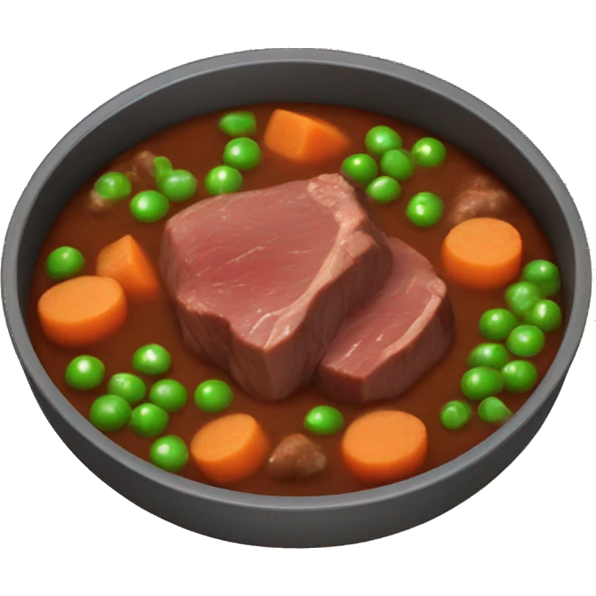 beef stew with peas emoji
