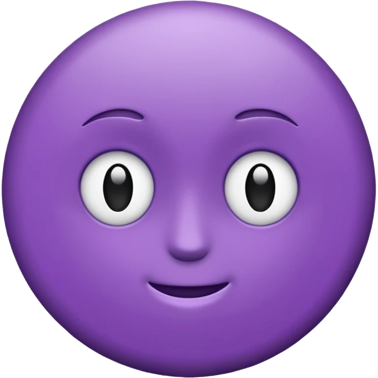 Rond violet normal emoji