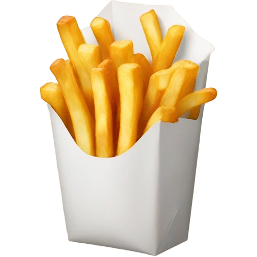 Crispy fries in packet emoji