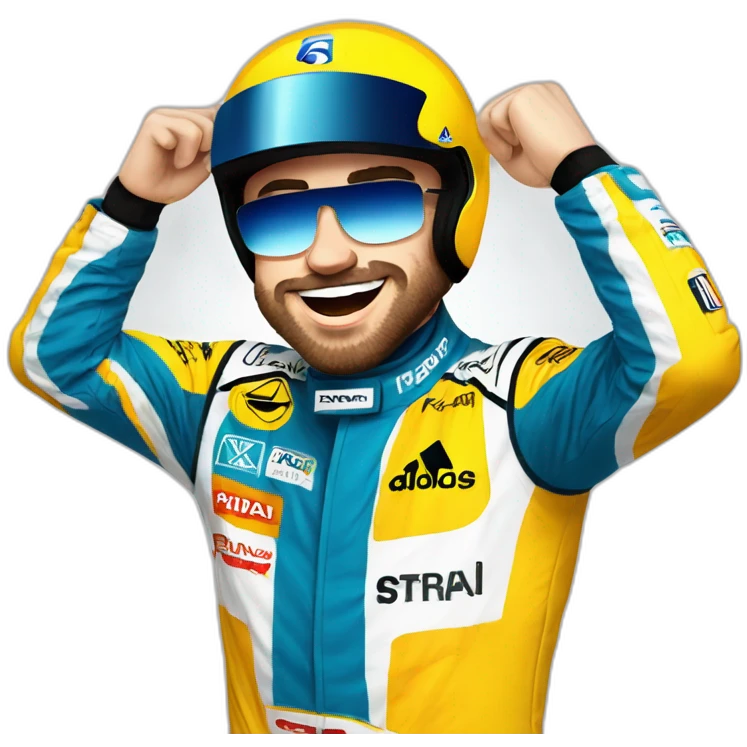 Fernando Alonso Renault Dance emoji
