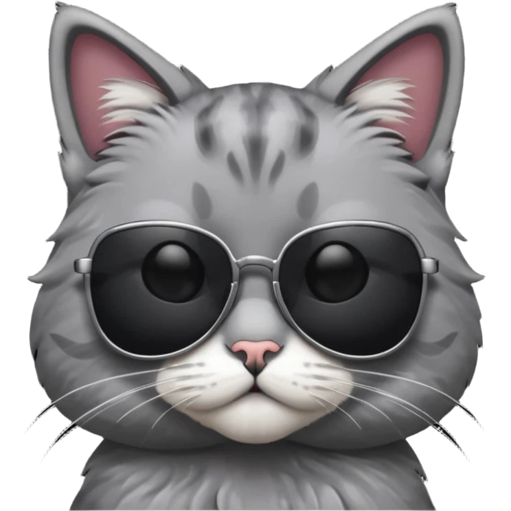 Cat wearing sunglasses emoji