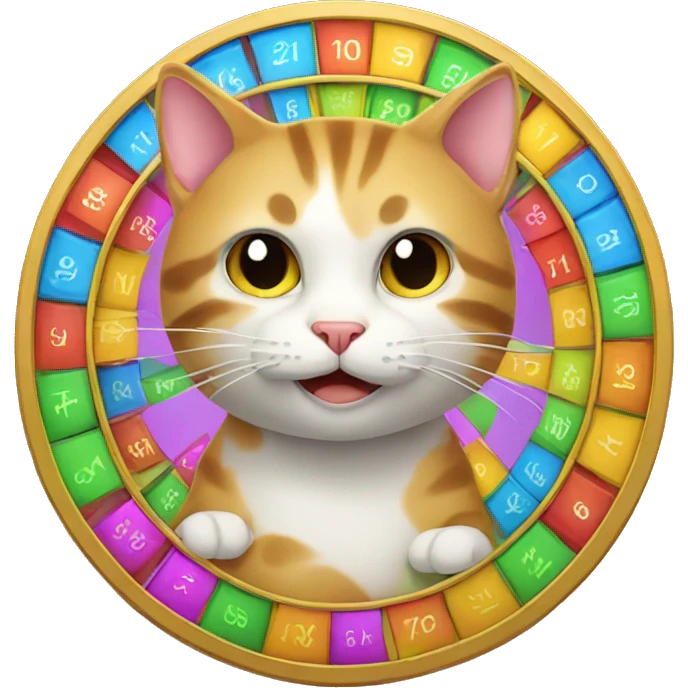 cat wheel of fortune emoji