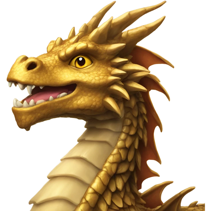 Goldener Drache emoji