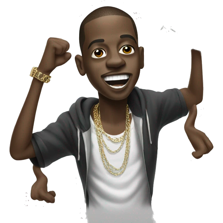Bobby shmurda doing the money dance emoji