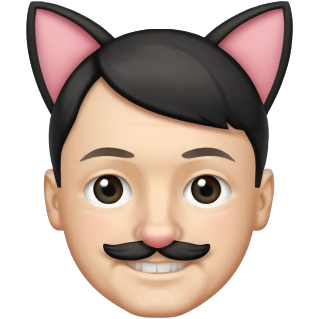 adolf hitler with cat ears  emoji