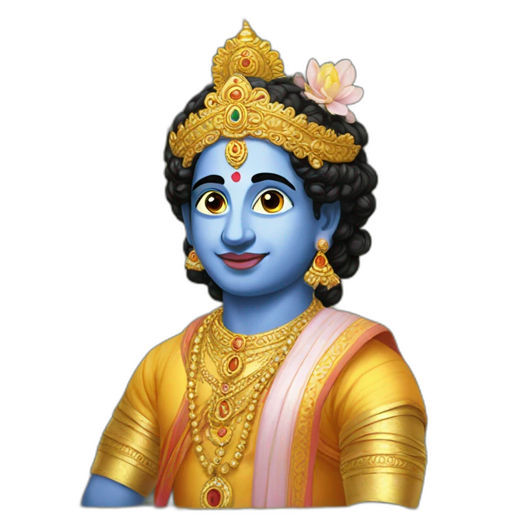supreme krishna emoji