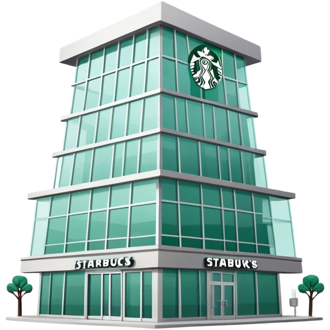 Starbucks’s building emoji