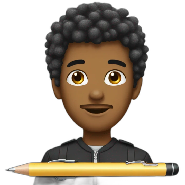 sparkles on pen and paper emoji