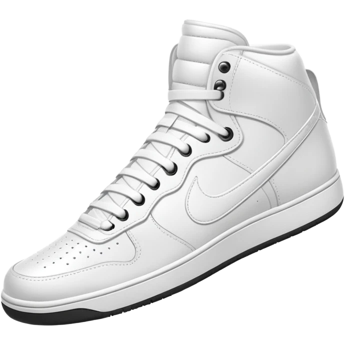 White high top nikes emoji