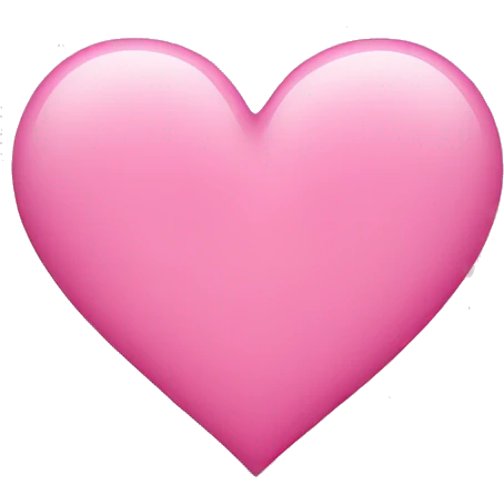 Pink heart emoji