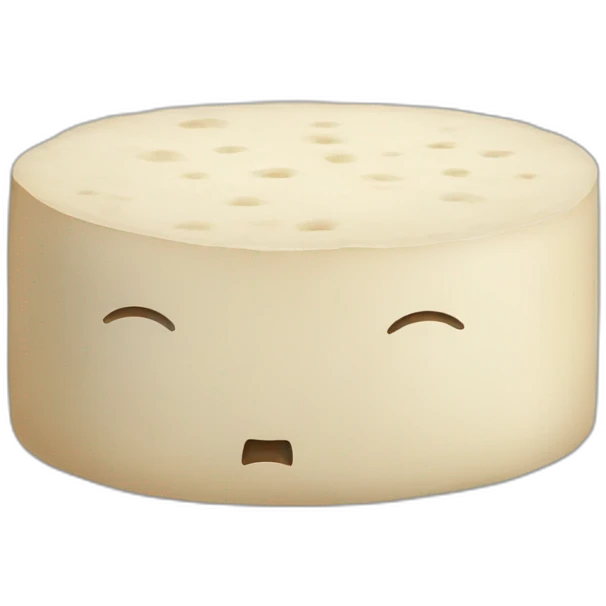 round tofu emoji