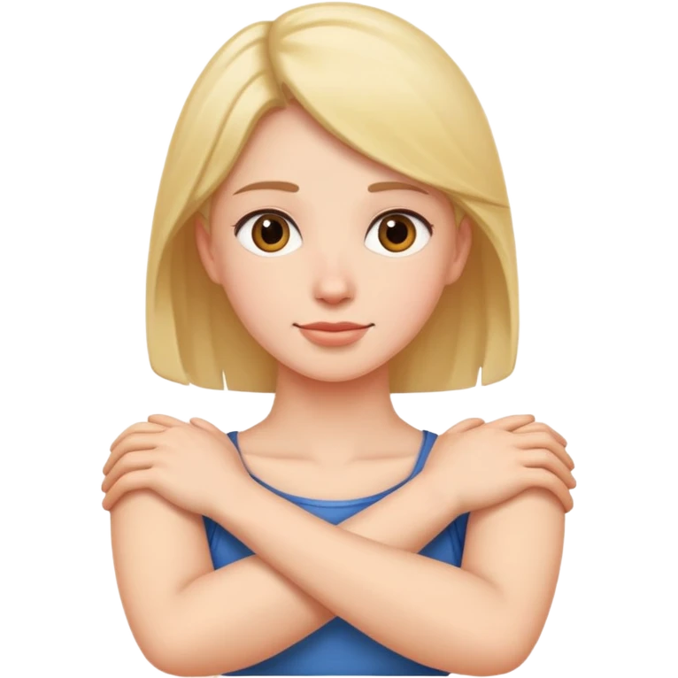 Person with arms around neck emoji