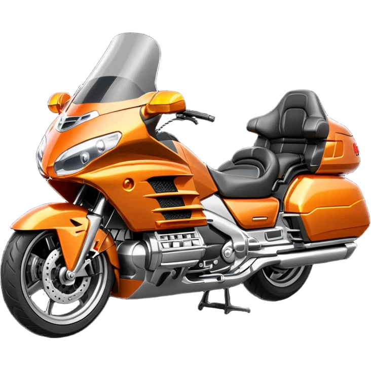 Orange goldwing Motorcycle emoji