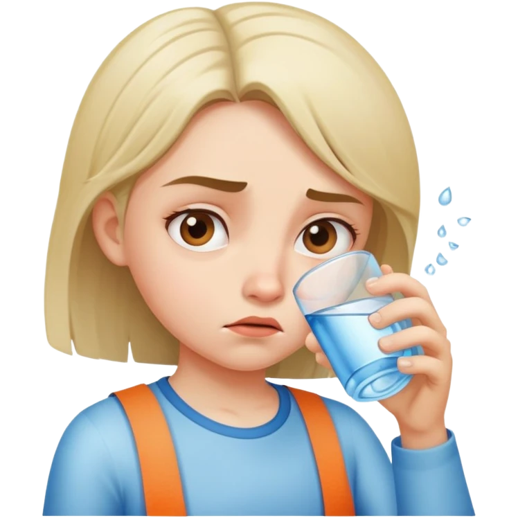 Дівчина яка любить пити воду і ненавидить цибулю  emoji