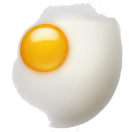 Half a boiled egg emoji