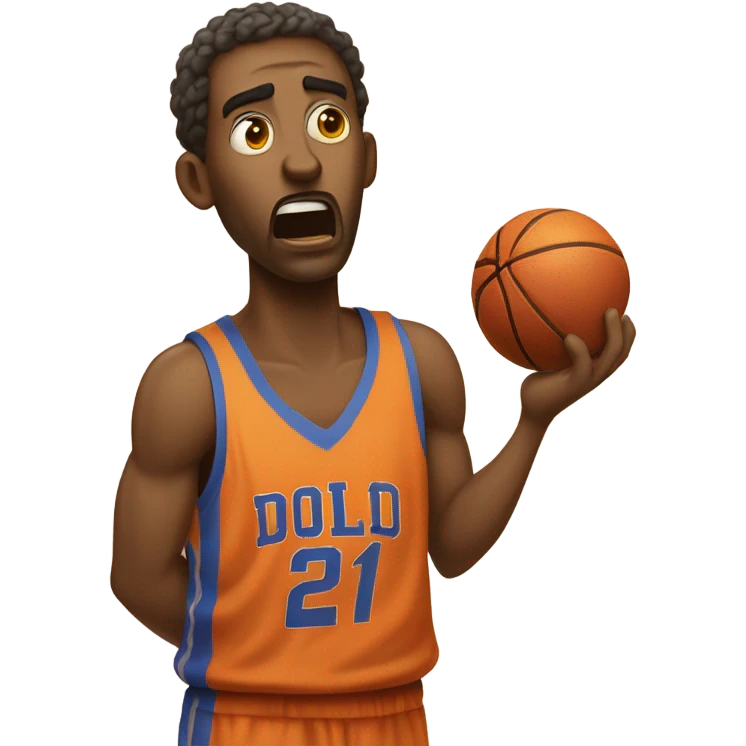 Dizzy basketball player  emoji