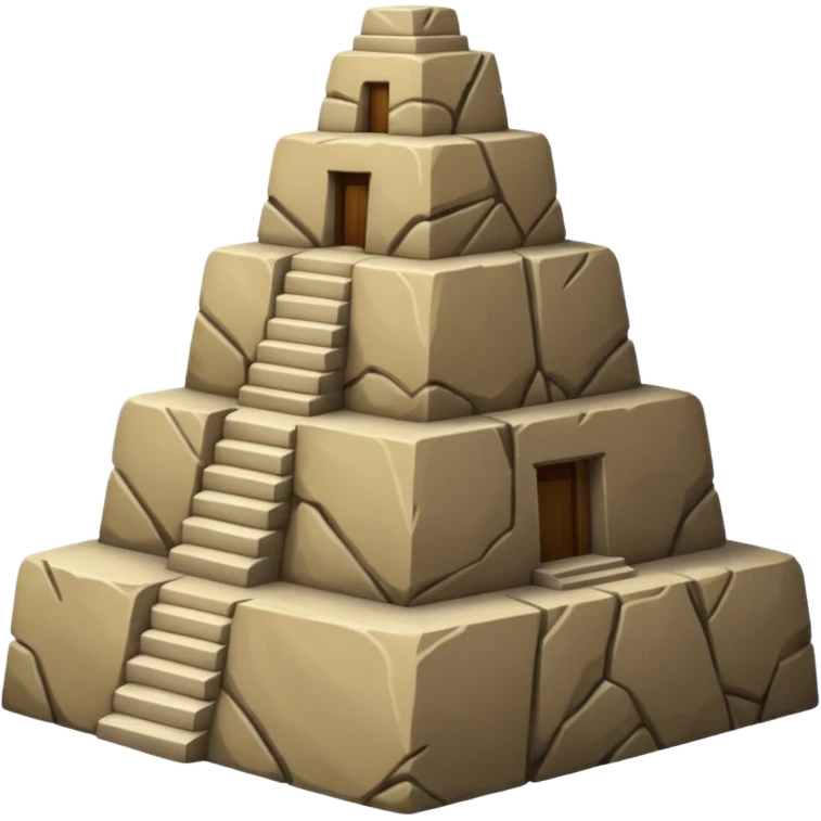 Emoji of Ziggurat emoji