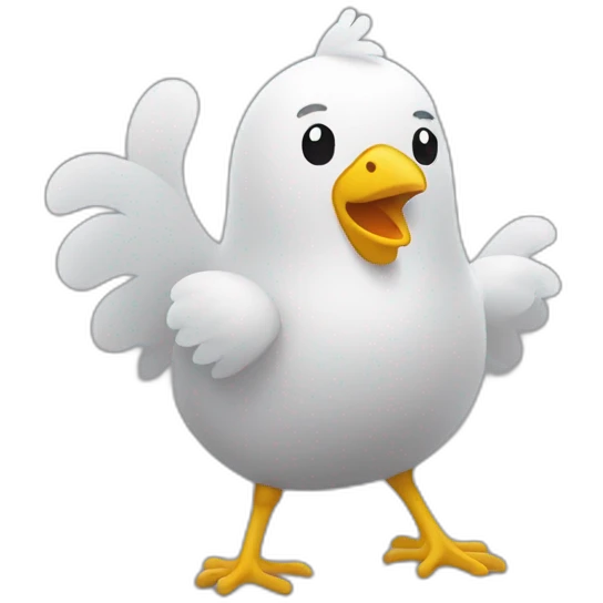 invisible chicken emoji