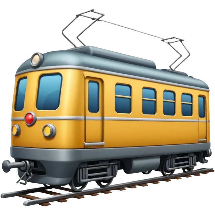A train that has needles in it emoji